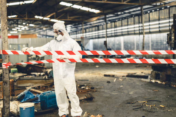 Professional Odor Removal technician working in Ontario, CA